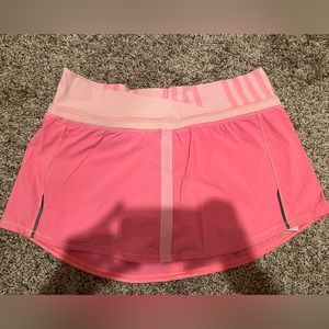 Lululemon Skirt Size 8! 🍋 Pink/Coral with Cross Waistband!